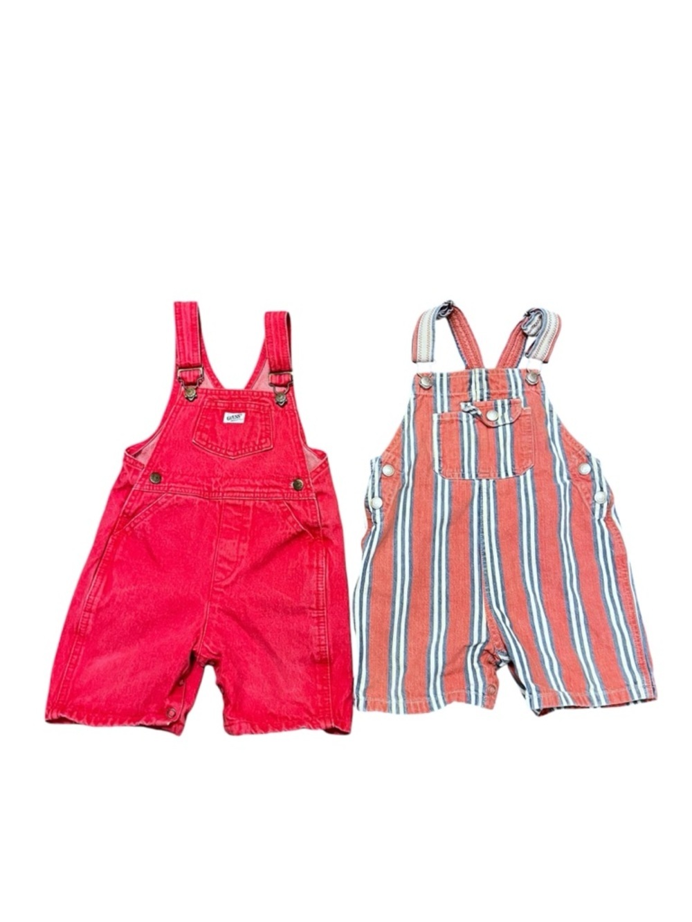 Vintage Boys Overalls Set Of 2 18-24 Months